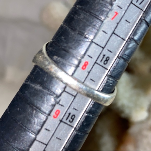 Sparkly Aqua blue Topaz teardrop facet cut ring - Picture 9 of 10